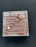 Alte Wadie Supra Pfefferpatronen Ca. 9mm PAK,