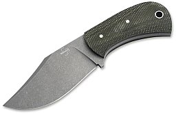 1 x BÖKER Plus 02BO052 Feststehendes Gebrauchsmesser MAD MAN 8,4cm D2 Klinge Micarta Griff Kydex Sch