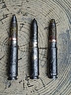 3 x MG 131 Pz.Gr und Splittergesch. DEKO- ORIGINAL WW 2