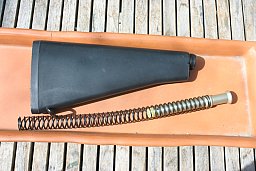 AR15 Schaft im M16 Armystyle mit Feder und Massestück