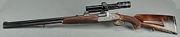 Drilling Scheiring Ferlach "Triumphbock" Kal. .308Win; 20/76; 5,6x50 Mag. incl. Zeiss ZF