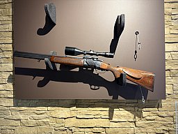 Brünner Bockbüchsflinte 74 Kal.: 7x57R und 12/70 mit 8x56 Zielfernrohr