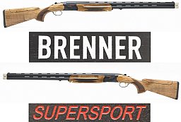 BRENNER BF20 " Supersport " Bockflinte / BDF Kal. 12/76 Mag. mit Wechselchokes, Einabzug & Ejektor