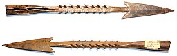 Afrikanische Speerspitze, 32 cm