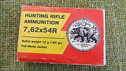 Made in Russia kal. 7,62x54R Restposten 20 Patronen *Sammler ***********ansehen kostet nichts*******