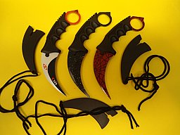 3x Karambit Messer Konvolut 43EDL