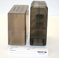 1 x BERRY'S .50 BMG Patronenboxen .50 Browning 10er BOX für Hülsen oder Patronen - GRAU | SMOKE