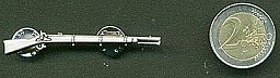 Vorderlader-Muskete als Metall-Anstecker
