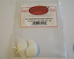 100 Schusspflaster von "Ox - Yoke" für .30 - .39 cal.