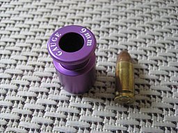 Patronenlehre (Wiederlader) im Kaliber 9mm Para (9x19)
