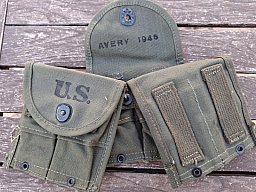.30 M1 Carbine Magazintasche Avery 1945 - original US WK2 Ware