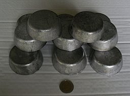 Schnäppchen! 10 kg Blei Bleibarren Spezialblei für Kugeln Vorderladergewehre Vorderladerwaffen
