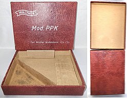 @ Alte Original WALTHER PPK Pistolen Verpackung Schachtel Karton Box @