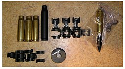 20mm BMK Schlüsselanhänger inkl- DEKO TOP ZUSTAND Flugabwehr / Messinghülse