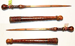 afrikanisches Stilett, 19cm lange 4-Kantklinge