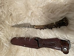 Jagdmesser Solingen Horn