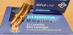 .223/55grs SP PPU 100 stk. A-132