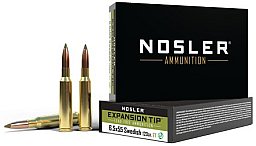 6,5x55/120grs. NOSLER 40015 E-TIP Bleifrei 20 Stk.