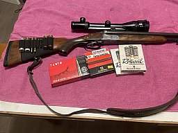 Drilling Sauer, 7x57R, 16/70, 22 Hornet