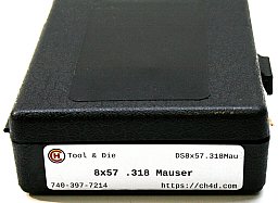 CH4D Matrizensatz 8x57 I J MAUSER .318 Bullet Die Set | Vollkalibrierer + Setzmatrize Sondermatrize