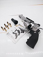 Smith & Wesson 327 TRR8 4,5mm , Chrome Co2 Revolver, Weaverschiene