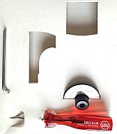 DOCTER sight II 3,5 Rotlicht-Reflexvisier, Verpackung, Werkzeug & Handbuch