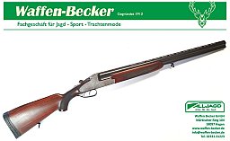 Bockdoppelflinte Sauer & Sohn, Eckernförde Mod. 66 Kal. 12/70