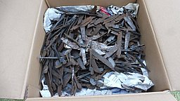 Werkstatträumung aus Opas Zeiten Solinger Messerrohlinge um 1920 ************anschauen kostet nichts