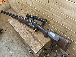 BDF Gebr. Merkel Q1, Kal.12/70, 12/70, mit Zeiss ZF4/S, mit Ejektor! Top Zustand!