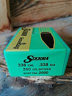 Sierra 2600 .338Cal Spitzer BT 250grs.