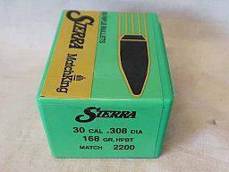 Sierra Geschosse .308 168grs HPBT Match