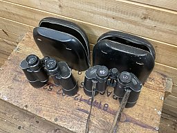 Carl Zeiss DDR Ferngläser 2 Stück BINOCTEM 7x50 Q1, JENOPTEM 7x50W