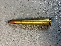 Dekomunition Patrone .50 BMG (12,7x99) Hornady A-Max Geschoss