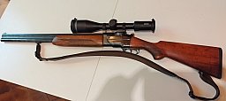 Brno ZH 124 Bockbüchsflinte Kal. 7x57R & 16/70 mit Minox Allrounder 3-15x56 und Riemen