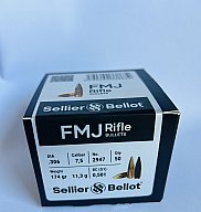 Sellier & Bellot Geschosse .306 174grs Vollmantel FMJ 7,5x55 Swiss Schmidt Rubin K31 K11 K1911 2947