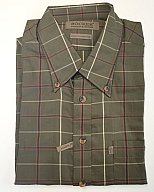 Böcker Langarmhemd Hemd grün kariert modern fit 100% Baumwolle Gr. 44 ---NEUWARE---