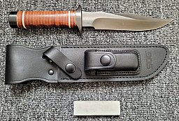 SOG Bowie 2.0 (S1T-L), Messer, neu, Ledergriff/Lederscheide. „Vietnam Bowie“