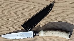 Jagdmesser Hirschhorn gebr.