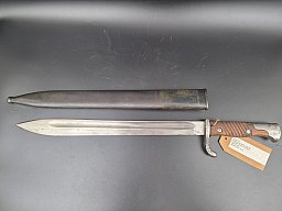 Seitengewehr 98/05 neuer Art mit Stahlscheide, Simson & Co