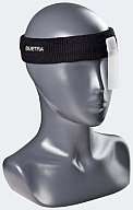 Stirnband mit Blende in Schwarz