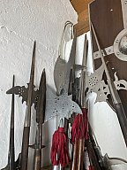 Mittelalter Dekoration Ritterspiele 10 er Set Lanzen