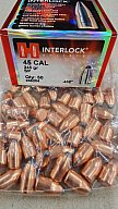 .451/245grs (450 Bushmaster) Hornady SP Interlock No.45204 Geschosse 50 Stk.