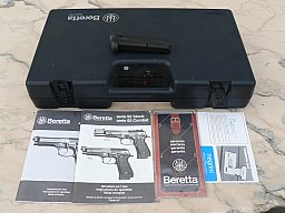 Orig. Negrini Koffer für Beretta 92 Combat inkl. 1 Magazin und Bedienungsanleitung Beretta