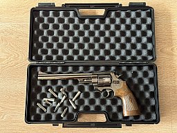 Smith & Wesson M29 8 3/8 Zoll Hochglanzbrüniert Co2-Revolver #004