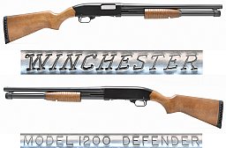 WINCHESTER Modell 1200 DEFENDER Repetierflinte Kaliber 12/76 Magnum im BESTZUSTAND