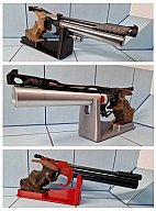 Luftpistolenständer Luftpistolenhalter Feinwerkbau Walther Steyr Anschütz Morini Tesro Neuheit WKP