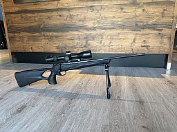 Blaser R8 Professional Success Leder Kal.: 8,5x55; Sattelmontage und B2 3-18x50 iC ZF und Zweibein