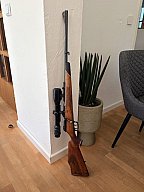 Mauser 66 Repetierbüchse 7x64 mit Stecher + Swarovski Habicht Nova 2,2-9x42, Ölschaft neu aufgearbei