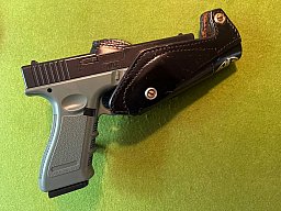 SCHÖNES IPSC WETTKAMPFHOLSTER SICKINGER VERSCHIEDENE GLOCK- MODELLE BAUÄHNLICHE GROßPISTOLEN