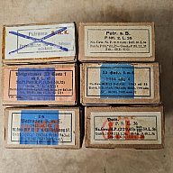 6 Patronenschachteln 8 x 57 - Wehrmacht